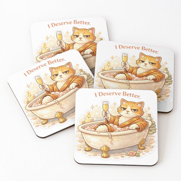 Item preview, Orange Cat Bubble Bath Champagne Sassy Sticker designed and sold by Gentlestate.