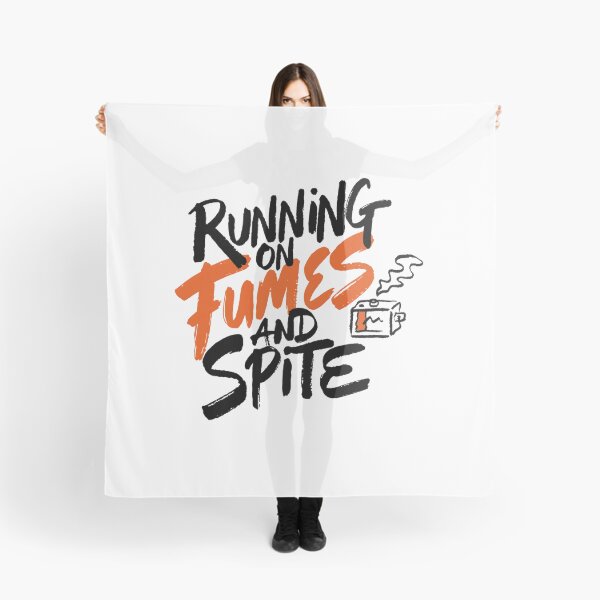 Item preview, Running On Fumes And Spite Quote designed and sold by IslandTyped.