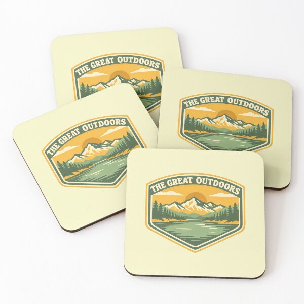 Item preview, Vintage Mountain Lake The Great Outdoors designed and sold by SplashTastic.