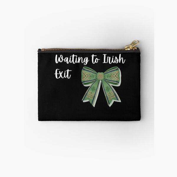 Item preview, Waiting to Irish Exit Funny St Patricks Day Coquette Bow designed and sold by TeeEnigmaa.