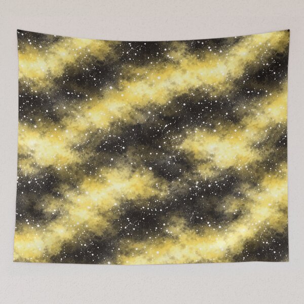Item preview, Black Yellow Batik Pattern, Bold Statement Texture | designed and sold by AureliasDesignStudio.