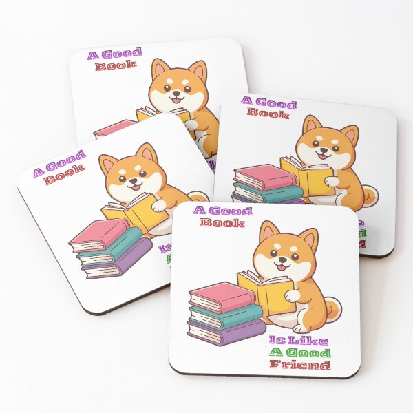 Item preview, A Good Book Is Like A Good Friend. designed and sold by Dinasshop.