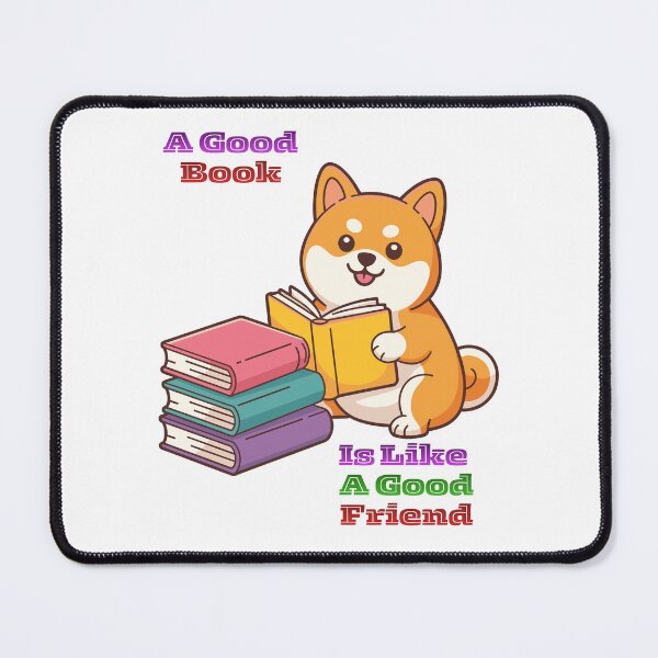 Item preview, A Good Book Is Like A Good Friend. designed and sold by Dinasshop.