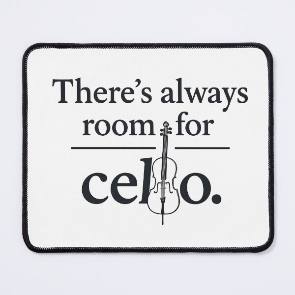 Item preview, Minimalist Cello Art with Motivational Quote designed and sold by PandaTShirtShop.