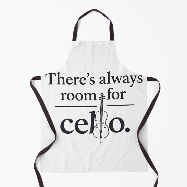 Item preview, Minimalist Cello Art with Motivational Quote designed and sold by PandaTShirtShop.