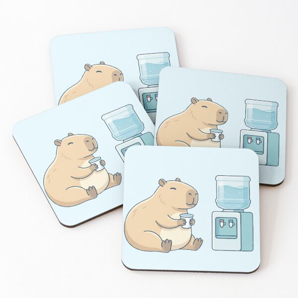Item preview, Stay Hydrated, Little Friend | Cute Capybara Water Cooler designed and sold by Paws And Pause.