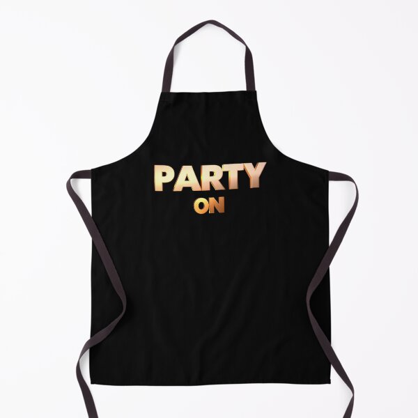 Item preview, Party On 3D Glass Typography Color Splash designed and sold by icemanphotos.