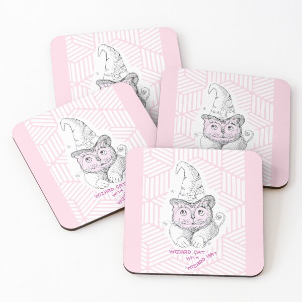 Item preview, Little Wizard Cat With A Wizard Hat (Original Drawing by ACCI)  designed and sold by VanyssaGraphics.