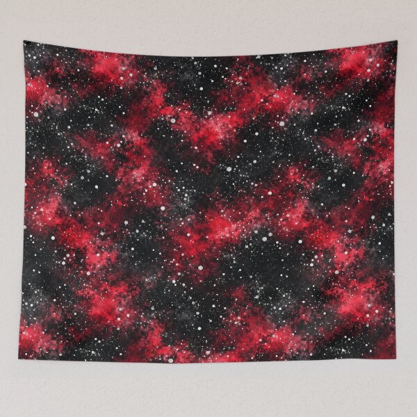 Item preview, Black Red Batik Pattern, Dark Luxury Texture designed and sold by AureliasDesignStudio.