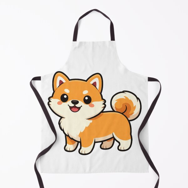 Artikelvorschau, Niedliche Shiba Inu Kawaii Hunde-Cartoon-Welpen-Illustration entworfen und verkauft von MonkiFlipp.