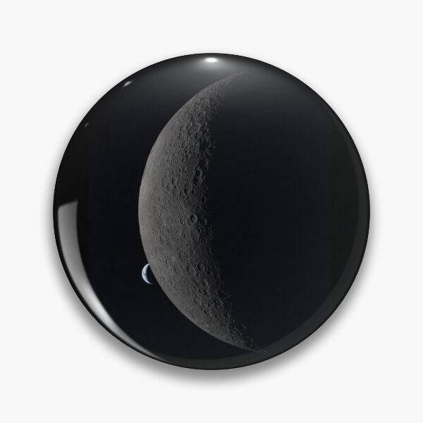 Item preview, Earthset captured through the Orion spacecraft, The lunar mascot of the Artemis II mission designed and sold by rachimariposa.