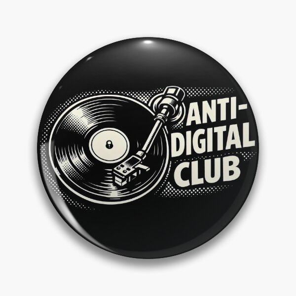 Item preview, Anti-Digital Club Vinyl Record Retro designed and sold by SplashTastic.