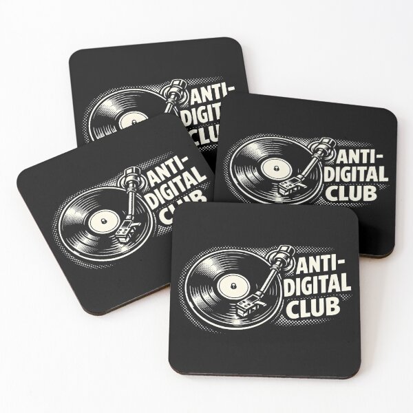 Item preview, Anti-Digital Club Vinyl Record Retro designed and sold by SplashTastic.