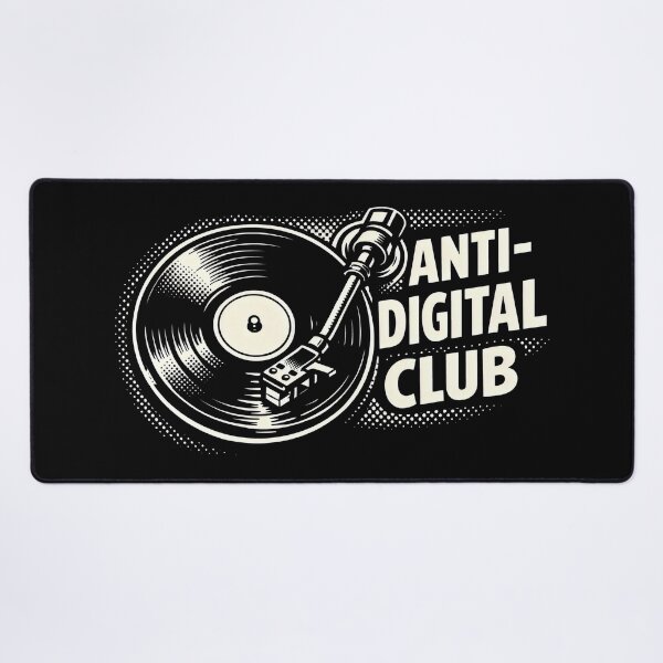 Item preview, Anti-Digital Club Vinyl Record Retro designed and sold by SplashTastic.