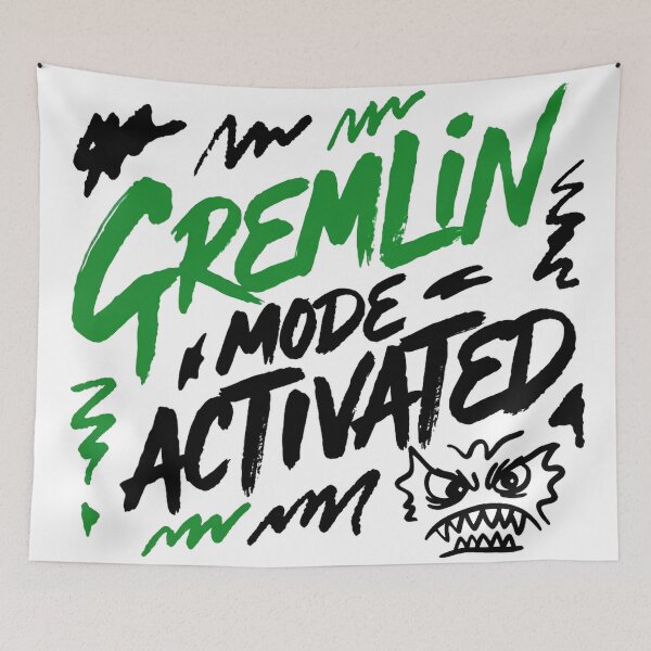 Item preview, Gremlin Mode Activated Chaotic Energy Quote designed and sold by IslandTyped.