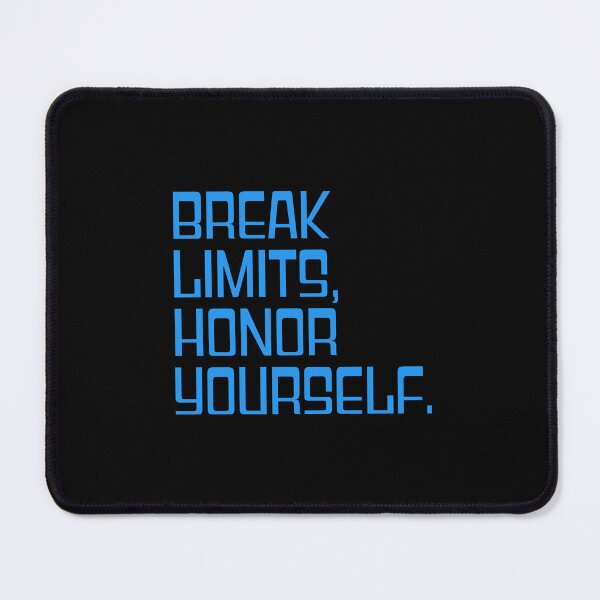 Item preview, Break Limits Honor Yourself Motivational Quote Design designed and sold by THE JAVE STUDIOS.