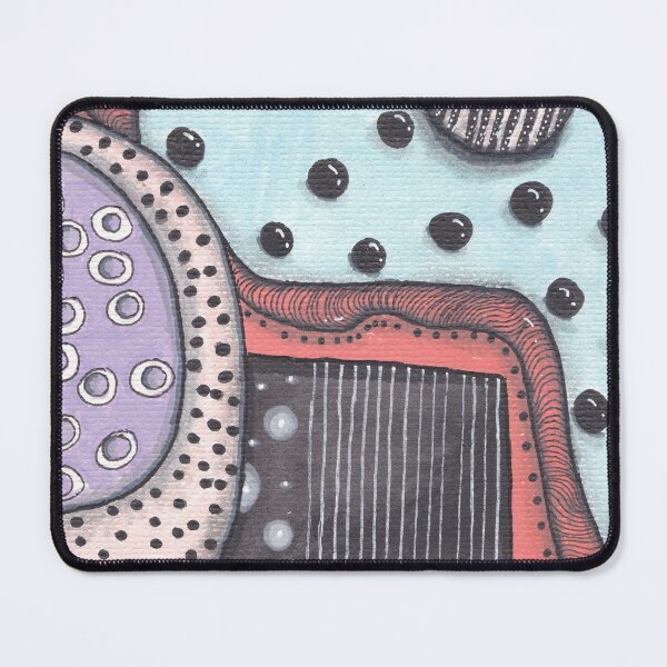 Item preview, Blue Orange Organic Abstract Pattern designed and sold by ColorWander.