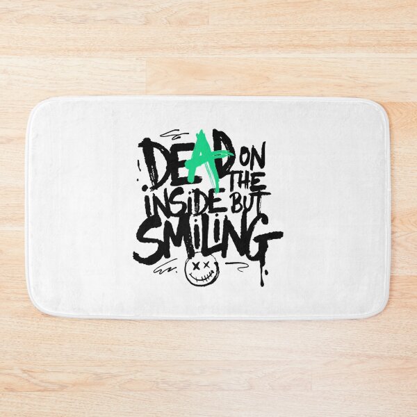 Item preview,  Dead Inside But Smiling Dark Quote designed and sold by IslandTyped.