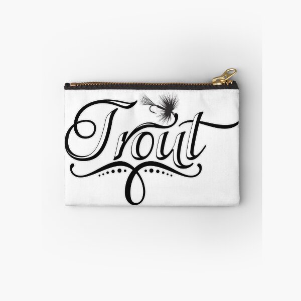 Item preview, Trout fishing text style illustratio with dry fly. designed and sold by Art-Horizon.