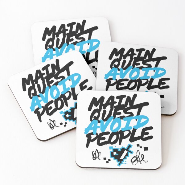 Item preview, Main Quest Avoid People Gamer Quote designed and sold by IslandTyped.