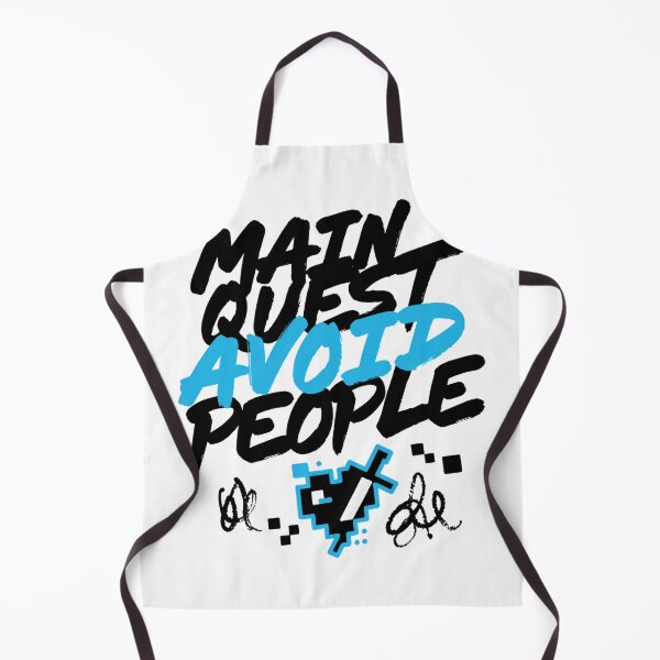 Item preview, Main Quest Avoid People Gamer Quote designed and sold by IslandTyped.