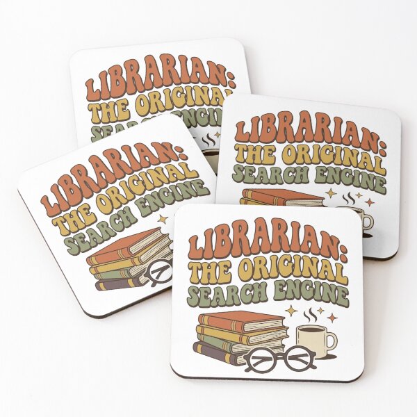 Item preview, Librarian The Original Search Engine Retro Groovy Art designed and sold by Raymoza-Shop.
