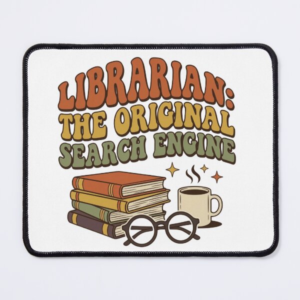 Item preview, Librarian The Original Search Engine Retro Groovy Art designed and sold by Raymoza-Shop.