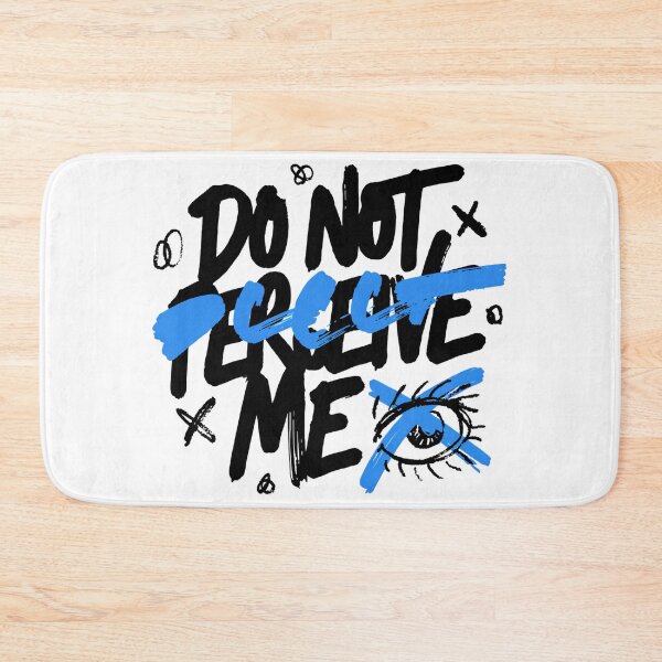 Item preview, Do Not Perceive Me Anxiety Quote designed and sold by IslandTyped.