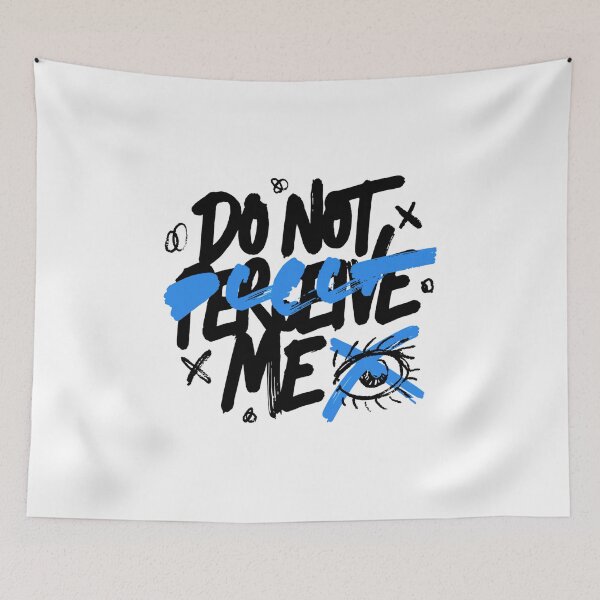 Item preview, Do Not Perceive Me Anxiety Quote designed and sold by IslandTyped.