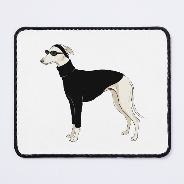 Item preview, The 90s Minimalist Greyhound: Quiet Luxury Edition designed and sold by Paws And Pause.