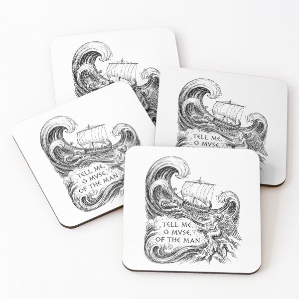 Item preview, Homeric Odyssey Shipwreck - Dark Academia Classical Literature designed and sold by bapupa.