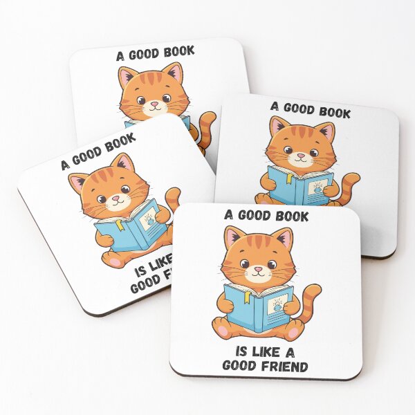Item preview, A Good Book Is Like A Good Friend. designed and sold by Dinasshop.