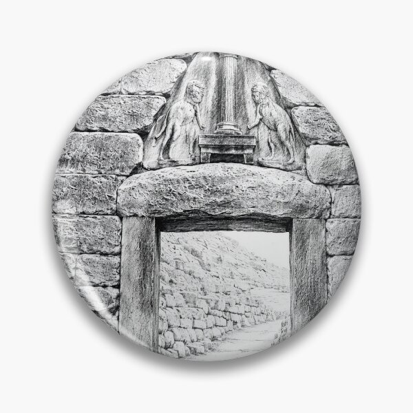 Item preview, Lion’s gate designed and sold by Island Art Studios.