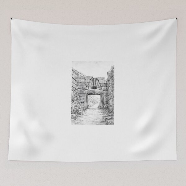 Item preview, Lion’s gate designed and sold by Island Art Studios.