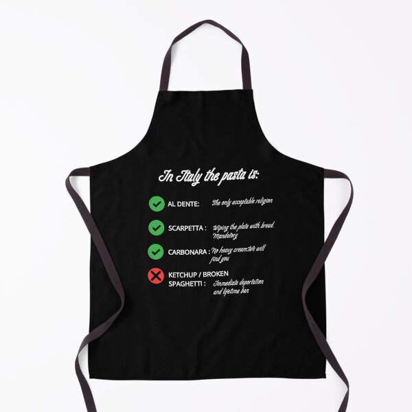 Item preview, Funny Italian Food Rules Pasta Checklist Meme Black Version designed and sold by TheItaliandilemma.