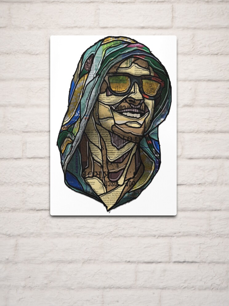Thumbnail 2 of 4, Metal Print, Blind Hoodie designed and sold by Ruud van Koningsbrugge.