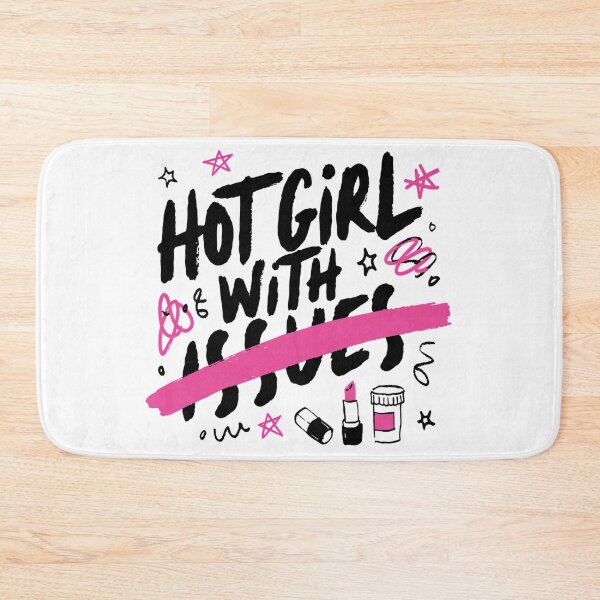 Item preview, Hot Girl With Issues Sassy Quote designed and sold by IslandTyped.