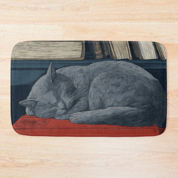 Item preview, How to Sleep on Books Like a Cat designed and sold by GrinGalore.