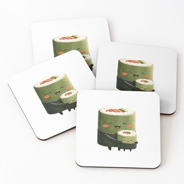 Item preview, Kawaii Sushi Mom and Baby Hug Mother's Day Illustration designed and sold by BigStar-Cart.