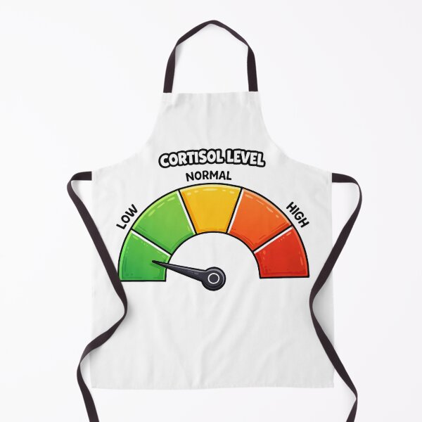 Item preview, Cortisol Level Low Funny Stress Meter designed and sold by MonkiFlipp.