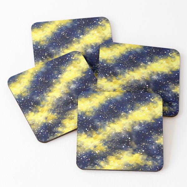 Item preview, Blue Yellow Batik Pattern, Bold Abstract Texture  designed and sold by AureliasDesignStudio.