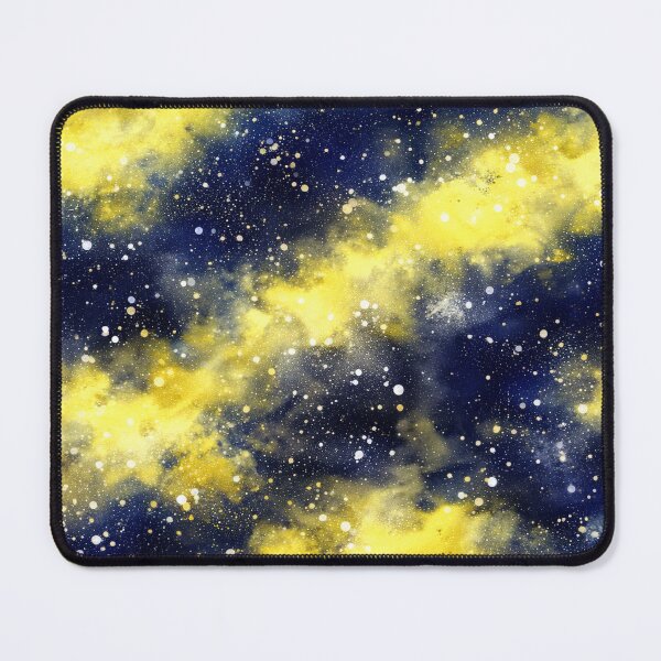 Item preview, Blue Yellow Batik Pattern, Bold Abstract Texture  designed and sold by AureliasDesignStudio.