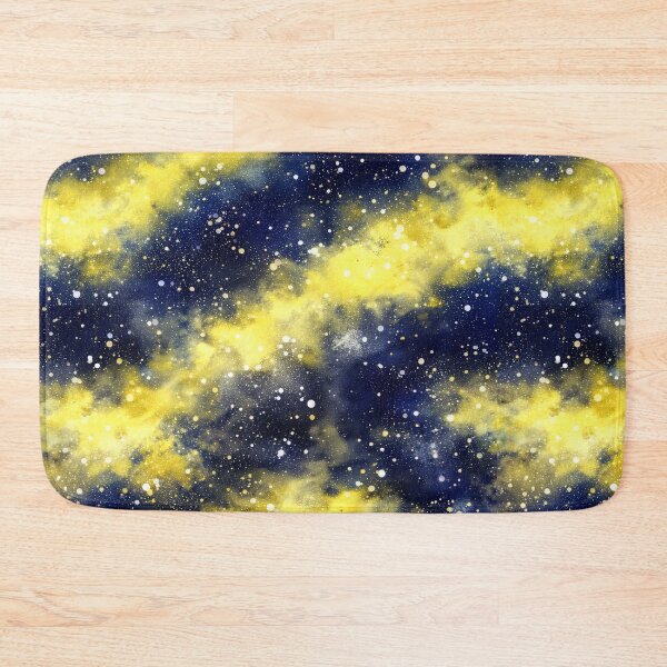 Item preview, Blue Yellow Batik Pattern, Bold Abstract Texture  designed and sold by AureliasDesignStudio.
