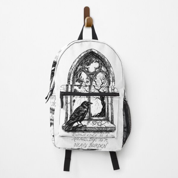 Item preview, Gothic Window Raven Wing Lament - Moody Dark Academia designed and sold by bapupa.