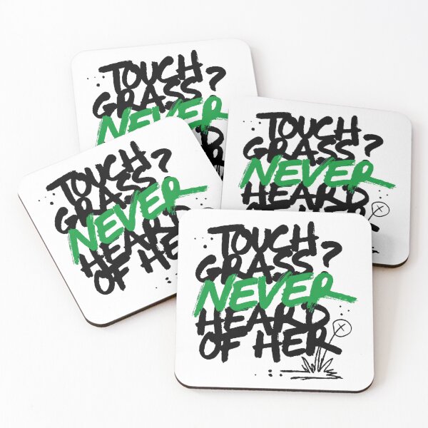 Item preview, Touch Grass Never Heard Of Her designed and sold by IslandTyped.