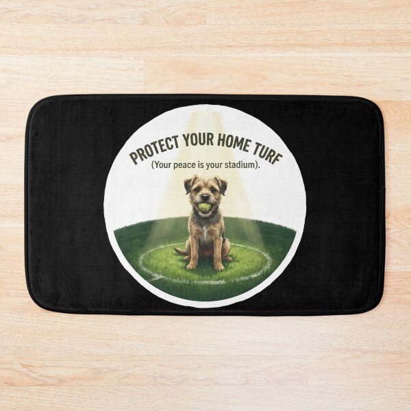 Item preview, The Home Turf Terrier: Your Peace is Your Stadium designed and sold by Paws And Pause.