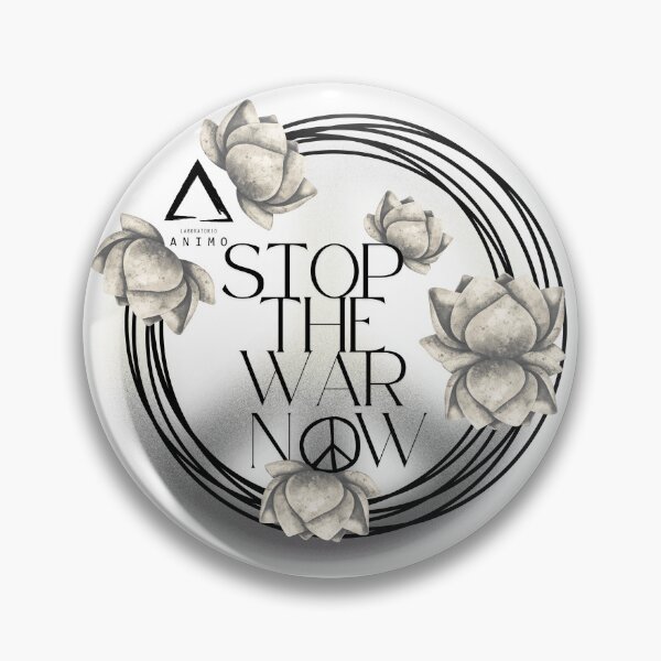 Item preview, Stop the War Now – Modern Minimal Peace Design designed and sold by Laboratorio Animo.