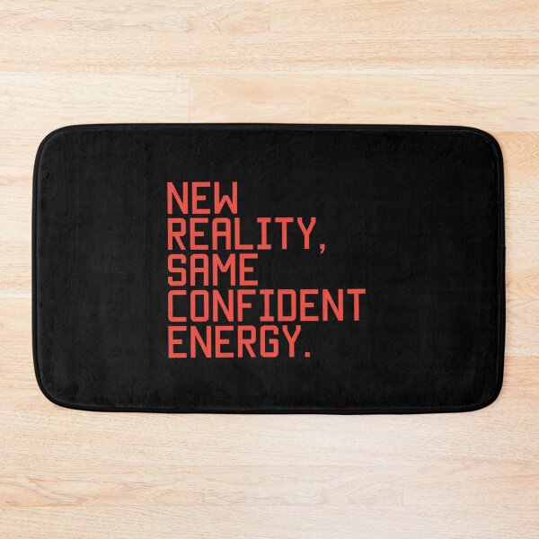 Item preview, New Reality Same Confident Energy Manifestation Quote Design designed and sold by THE JAVE STUDIOS.