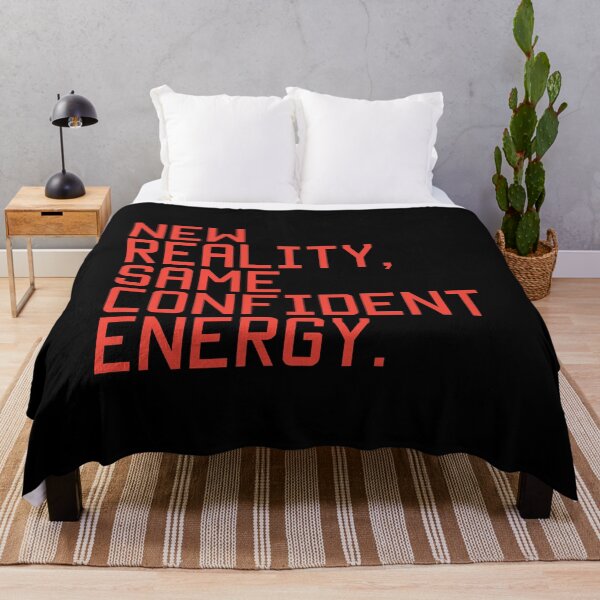 Item preview, New Reality Same Confident Energy Manifestation Quote Design designed and sold by THE JAVE STUDIOS.