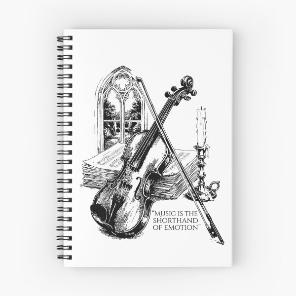 Item preview, Taper Candle & Violin Nocturne - Romantic Dark Academia designed and sold by bapupa.